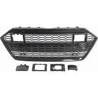 Grille calandre Audi A7 4K8 18-21 - look RS7 - Noir Laqué - PDC ACC
