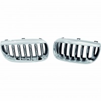 Grilles calandre BMW X3 E83 03-06 - Chrome
