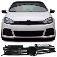 Grille calandre VW Golf 6 (VI) - look R - Noir