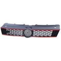 Grille calandre VW Polo 6R 6C 09-17 - look GTI - Noir Mat