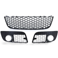 Grilles VW GOLF 5 GTI - nid d'abeille - Noir mat