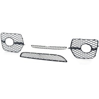 Kit Grilles look M - BMW X6 E71 06-14 - Noir Mat