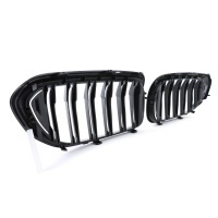 Grilles calandre BMW Serie 5 G30 G38 look M5 - 16-20 - Noir Mat