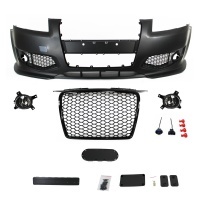 Pare choc avant AUDI A3 05-08 Look RS3 - Noir brillant