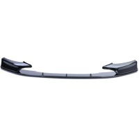 Spoiler lame de pare choc - BMW Serie 1 F20 F21 10-14 - look mperf - noir brillant