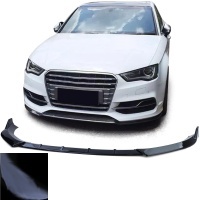 Spoiler lame avant - AUDI A3 8V sline 12-16 - upgrade sport - noir