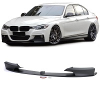 Spoiler lame de pare choc - BMW Serie 3 F30 F31 -11-19 - look mperf 1 piece - noir