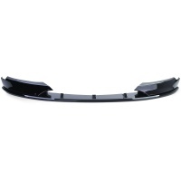Lame avant BMW Serie 1 E82 E88 11-13 pour M - noir brillant