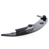 Spoiler lame pare choc - BMW Serie 5 F10 F11 10-17 - look mperf - noir carbone