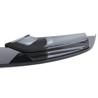 Spoiler lame pare choc - BMW Serie 5 F10 F11 10-17 - look mperf - noir carbone