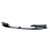 Spoiler lame de pare choc - BMW Serie 3 F30 F31 -11-19 - look mperf 1 piece - noir brillan