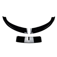 Spoiler lame avant - BMW Serie 5 E60 E61 M5 03-10 - noir brillant