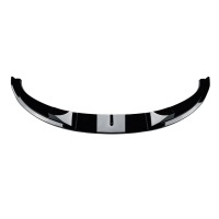 Spoiler lame avant - BMW Serie 5 E60 E61 M5 03-10 - noir brillant
