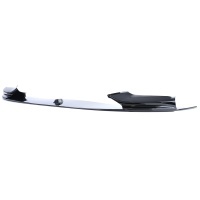 Spoiler lame pare choc - BMW Serie 5 F10 F11 10-17 - look mperf 1 piece - noir brillant