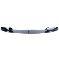 Spoiler lame pare choc - BMW Serie 5 F10 F11 10-17 - look mperf 1 piece - noir brillant