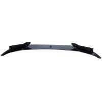 Spoiler lame pare choc - BMW Serie 5 F10 F11 10-17 - look mperf 1 piece - noir brillant