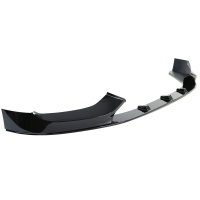 Spoiler lame de pare choc - BMW Serie 1 F20 F21 LCI 15-19 - look mperf - noir brillant