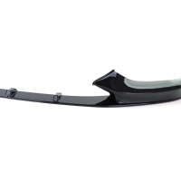 Spoiler lame de pare choc - BMW Serie 1 F20 F21 LCI 15-19 - look mperf - noir brillant