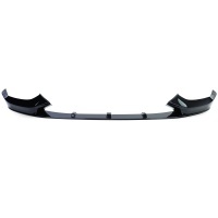 Spoiler lame de pare choc - BMW Serie 1 F20 F21 LCI 15-19 - look mperf - noir brillant