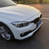 Spoiler lame de pare choc standard - BMW Serie 3 F30 F31 11-19 - noir brillant