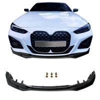 Spoiler lame de pare choc - BMW Serie 4 G22 20-23 - mperf - noir brillant