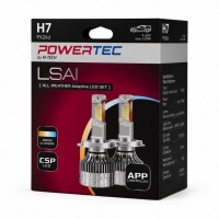 2 Ampoules LED M-Tech All Weather Adaptive Bluetooth H7 - 2800K - 6500K - Blanc pur