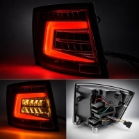 2 Feux arrière Skoda Octavia III Kombi 12-20 - LED Bar - Rouge / Blanc