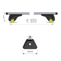 NORDRIVE Barres de toit NOWA  Alu BMW Serie 3 F31 Touring