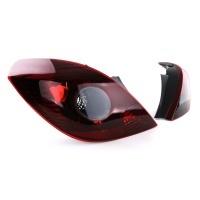 2 Feux arriere Opel Corsa D 3p look OPC 06-14 - Rouge teinte