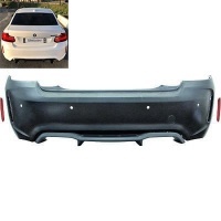 Pare choc arriere BMW Serie 2 F22 2013-2017 - look M2 - PDC