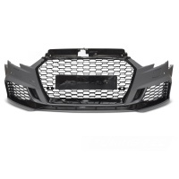 Pare choc avant AUDI A3 8V sportback 17-20 - Look RS3 - Noir brillant - PDC