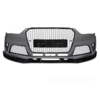 Pare choc avant AUDI A4 B8 phase 2 11-15 - Look RS4 + lame - Noir