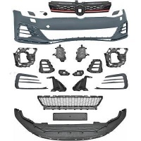 Pare choc avant VW Golf 7.5 (VII) - phase 2 - 17-19 look GTI - PDC et sans