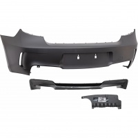 Pare choc arriere BMW Serie 1 E81 E87 04-11 look M1 sans PDC