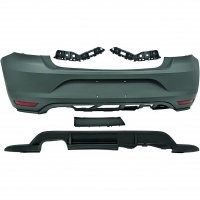 Pare choc arriere VW Polo 6C 14-17 - look GTI
