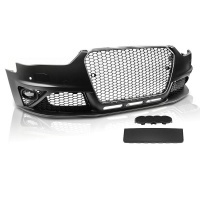 Pare choc avant AUDI A4 B8 facelift 11-15 - Look RS4 - Noir chrome - PDC