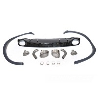 Pare choc arriere + passage roue AUDI Q5 II FY facelift 20-24 - Look RSQ5 - Noir