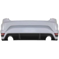 Pare choc arriere SEAT LEON 3 5F - 12-20 - look cupra