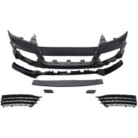 Pare choc avant AUDI TT 8J 06-14 - Look TTRS - Lame Noir