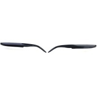2 Paupieres de phares BMW E46 01-05 - noir