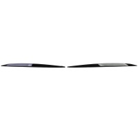 2 Paupieres de phares VW GOLF 7 12-21 - noir brillant.