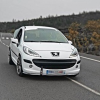 2 Phares avant Peugeot 207 Devil Eyes LED - Noir