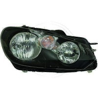 Phare Optique droit valeo VW Golf 6 08-12 noir