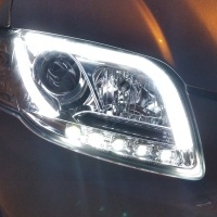 2 Phares LED AUDI A4 B7 (8E) 04-07 - LTI - Chrome