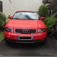 2 Phares avant AUDI A4 (B6) - Angel Eyes - Noir