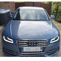 2 Phares avant AUDI A4 (B8) 07-11 - Devil Eyes - Noir