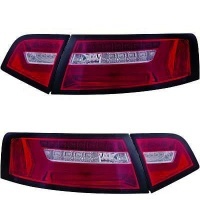 2 Feux arriere AUDI A6 4F2 LTI 08-11 Rouge / Fumé - Dynamique