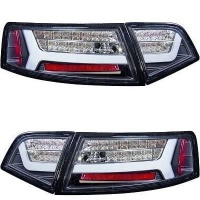 2 Feux arriere AUDI A6 4F2 LTI 08-11 Noir/ Clair - Dynamique