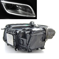 2 Phares avant Audi Q5 12-17 LED - chrome gris look facelift