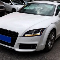 2 Phares xenon AUDI TT 8J phase 2 10-14 - look Matrix LED - Noir